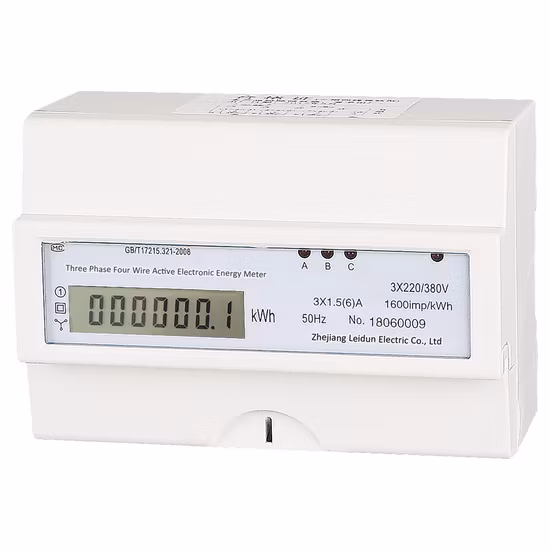 Compteur d'énergie analogique monophasé à deux fils