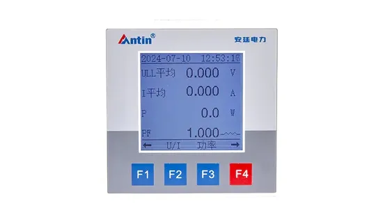 Amc72L-E4/Kc AC Triphasé 3p4w Numérique Multifonction Programmable Intelligent Électrique RS485 Modbus RTU Energy Power Meter Kwh Meter pour Armoire de Commutation